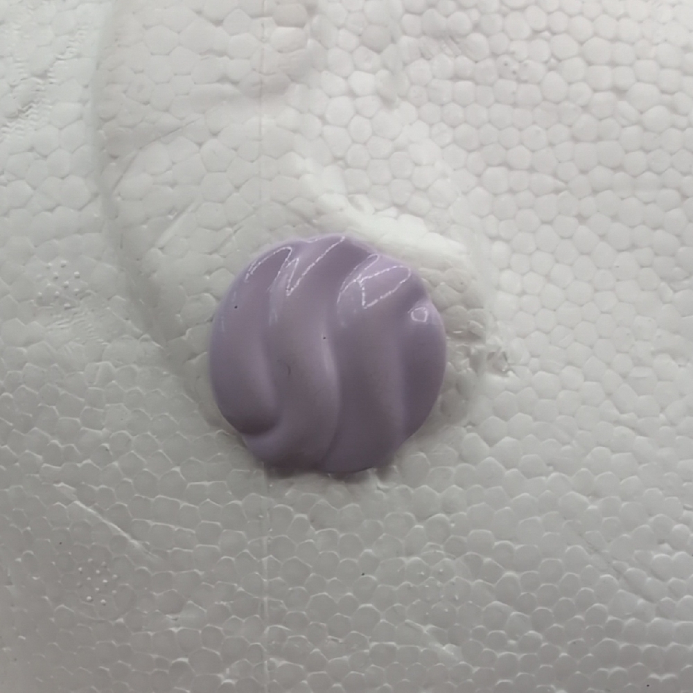 Lavender Purple Swirl Textured Button Stud Earrings